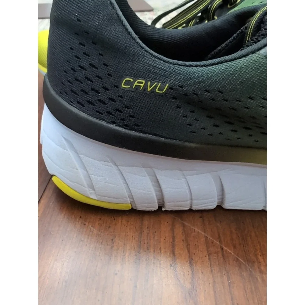 Hoka One One Cavu Mens‎ Sneakers Yellow Size 11 Navy Running Athletic